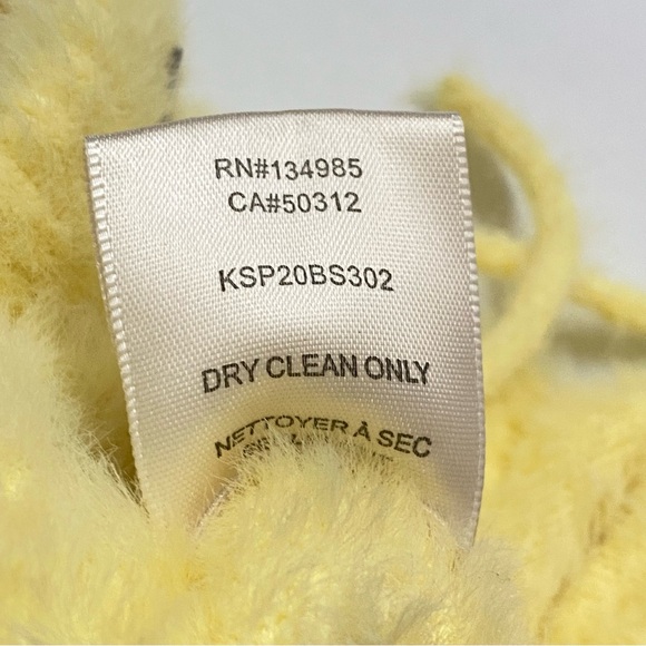 FOR LOVE AND LEMONS FIONA YELLOW FUZZY RUCHED SIDE SLEEP SHORTS UNDERWEAR - Picture 6 of 10